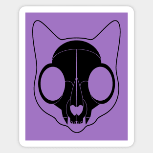 Cat Skull Magnet